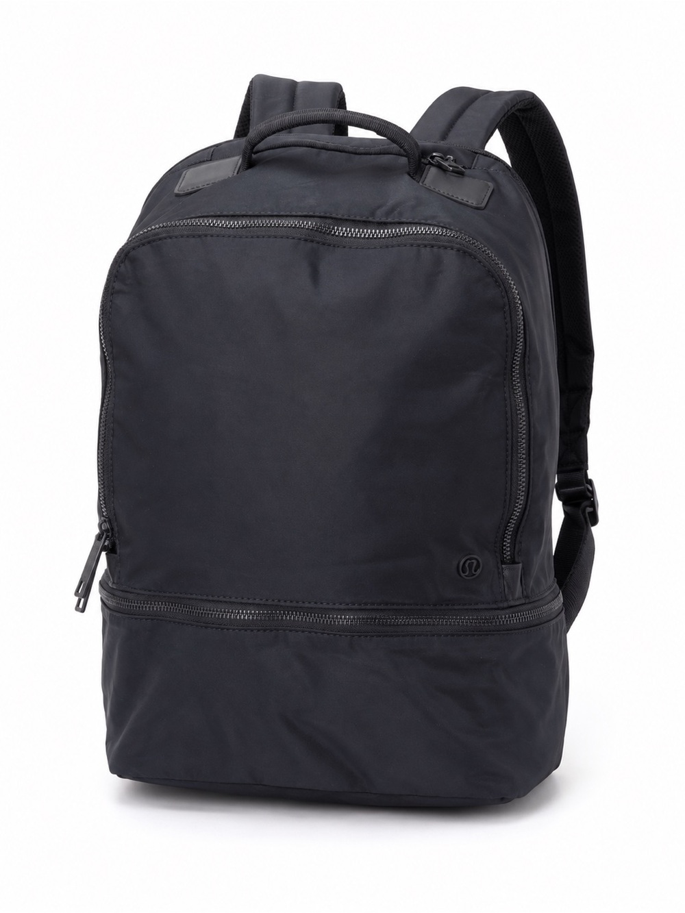 Lululemon City Adventurer Backpack Black Nylon Laptop Gym Travel Bag OS